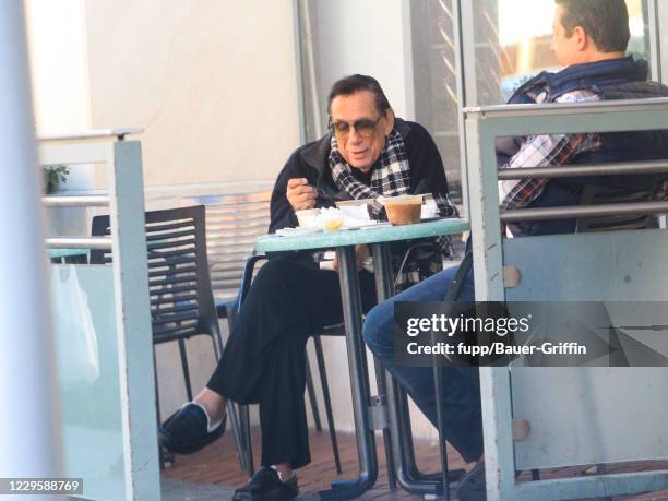 Donald Sterling is seen on November 11, 2020 in Los Angeles, California.