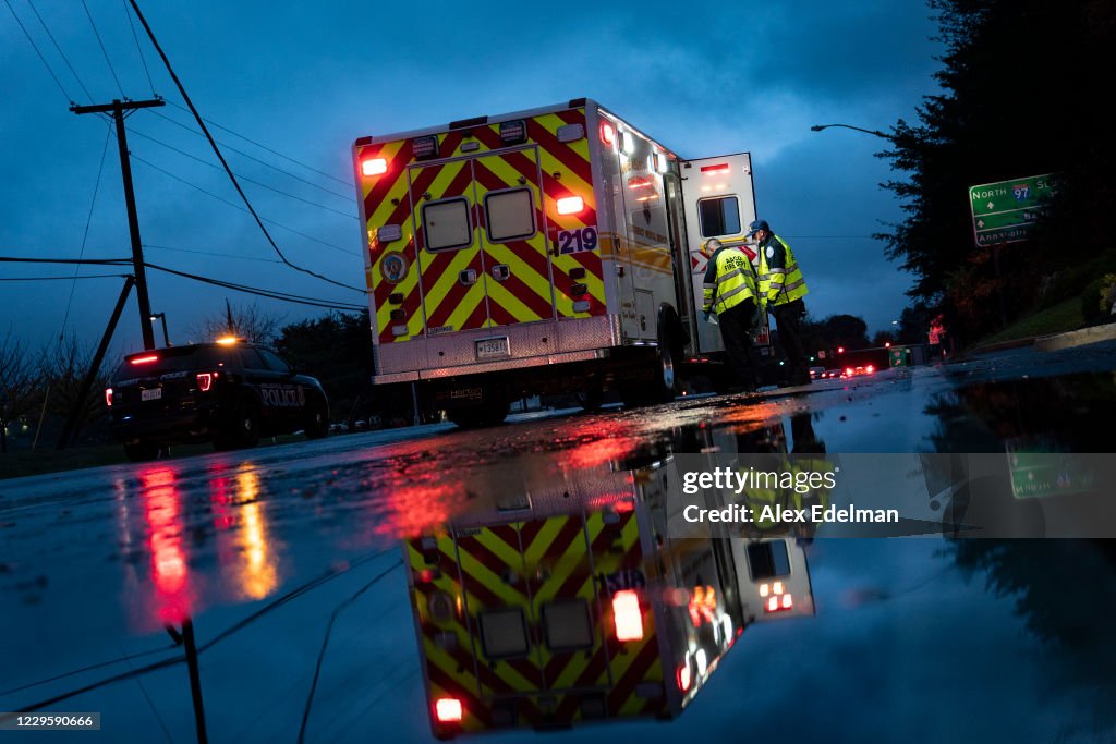 First Responders In Maryland Work As Coronavirus Cases Rise Across The Nation