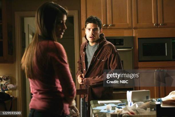 Urgent Care" Episode 112 -- Pictured: Jaclyn DeSantis as Maggie Hernandez, D.J. Cotrona as Sean Falsone --