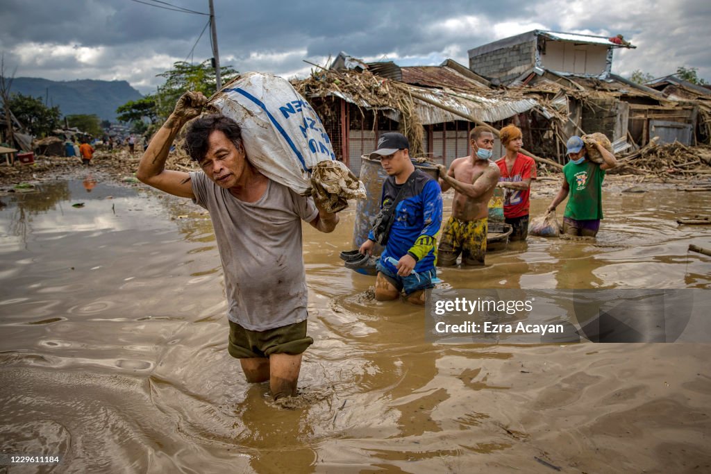 Residents Return In The Aftermath Of Typhoon Vamco