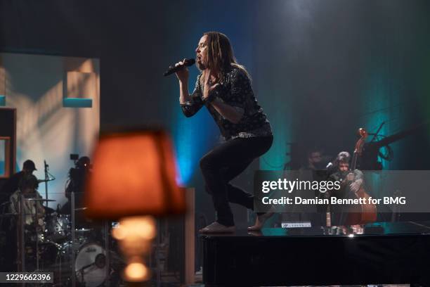 In this image released on Thursday, November 19 Tim Minchin performs a special one-off concert live stream from Trackdown Studios, Sydney, Australia....