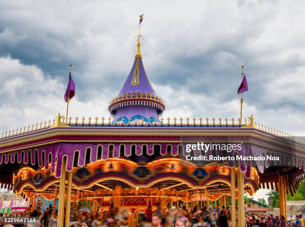 Magic Pan Carousel Disney Carousel Photos and Premium High Res Pictures - Getty Images