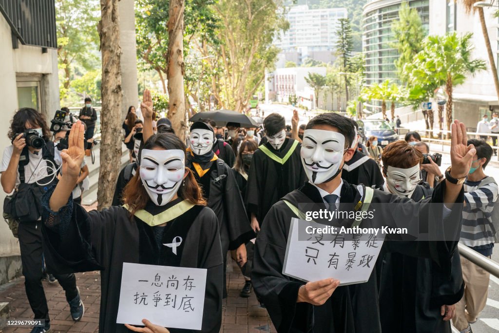 Students Hold Commemoration Event For 2019 Protests At Chinese University