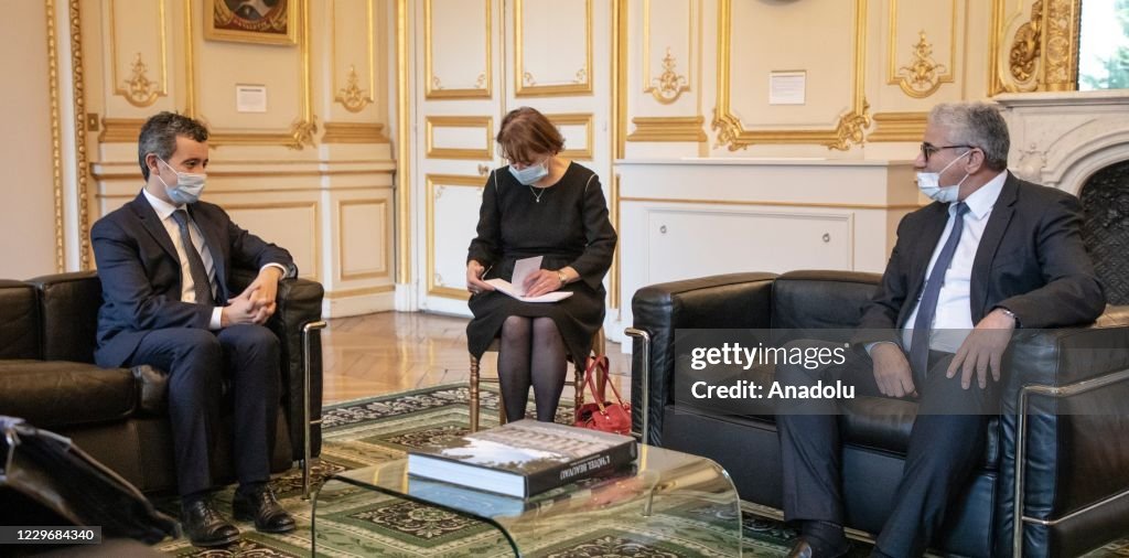 Fathi Bashagha -  Gerald Darmanin meeting in Paris