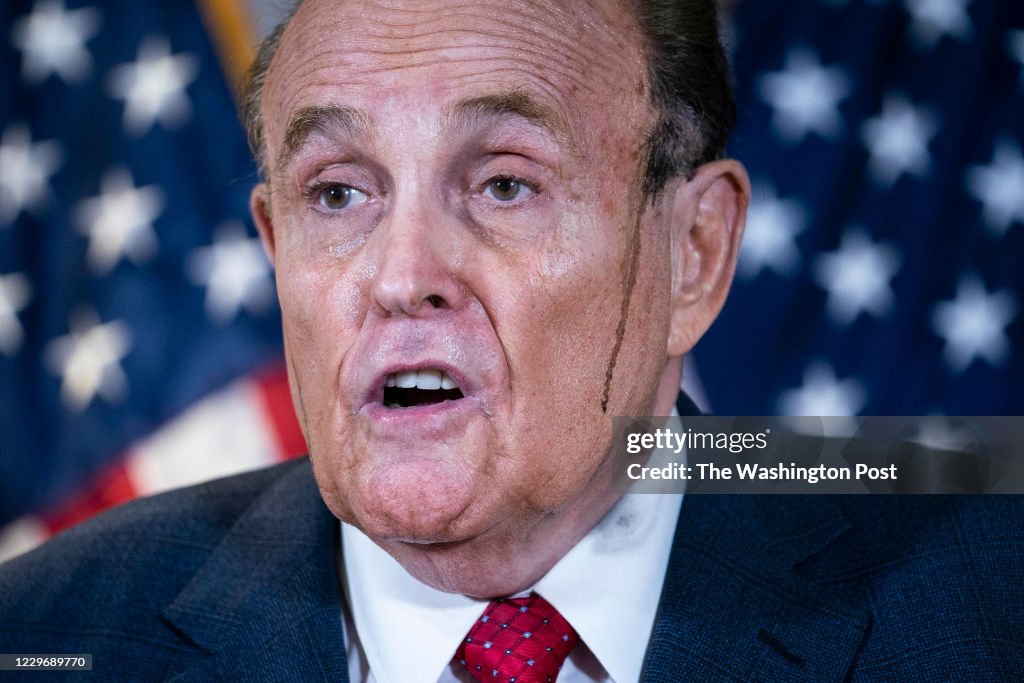 Rudy Giuliani Holds News Conference in Washington About Voter Fraud