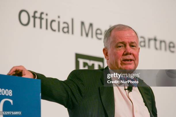 Rogers Holdings Chairman Jim Rogers lecture at Seoul International Finance Forum in Seoul, South Korea on Nov 12, 2008.