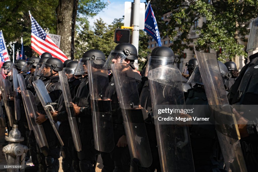 Trump Supporters Continue Election Protests At Georgia State House