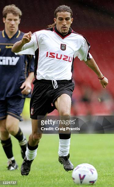 Mustapha Hadji of Coventry City in action during the FA Carling Premiership match against Wimbledon played at Selhurst Park in London, England. The...