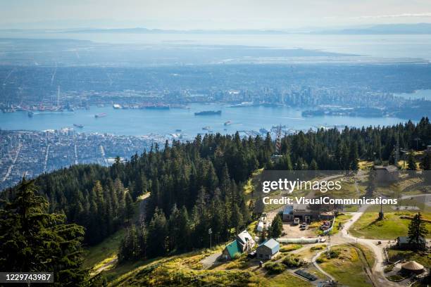 vancouver urban skyline. - vancouver canada 2018 stock pictures, royalty-free photos & images