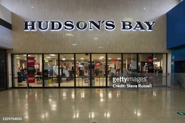 The Hudsons Bay Company store at the Centerpoint Mall has eviction notices up in all its entrances. Stricter lockdown measures are imposed to slow...
