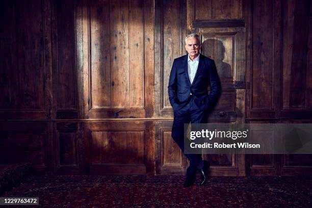 Journalist, tv presenter and broadcaster Huw Edwards is photographed for the Times magazine on July 29, 2020 in London, England.