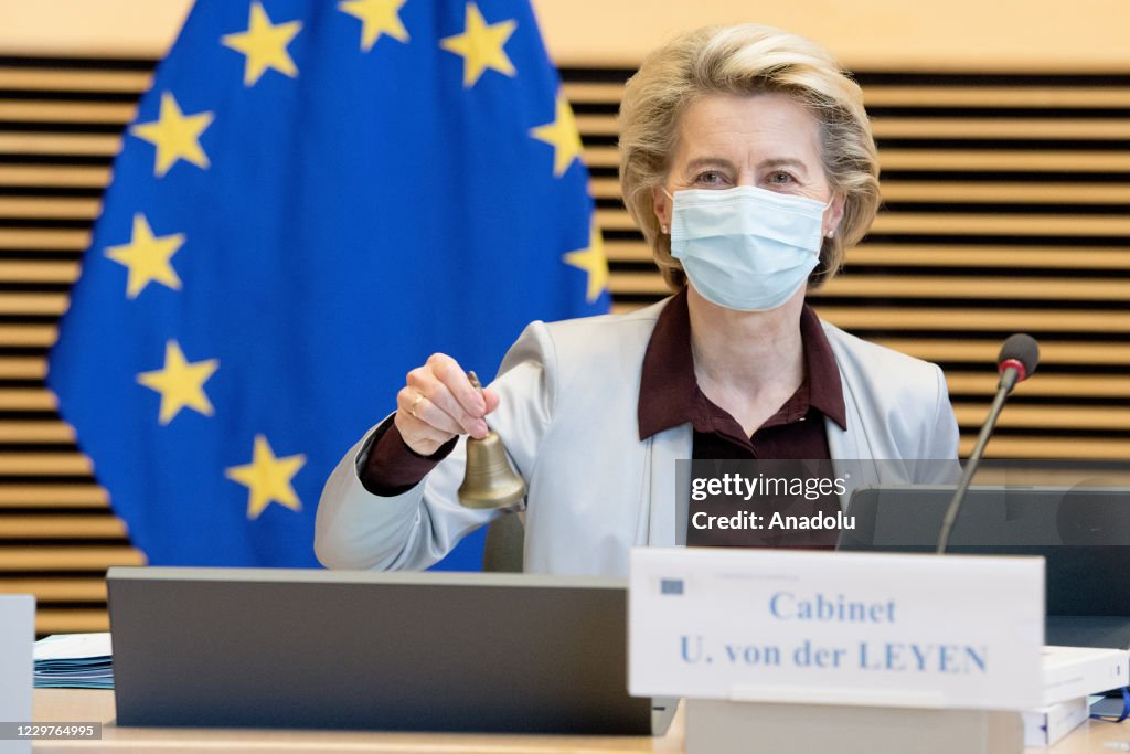 European Commission President Ursula von der Leyen...