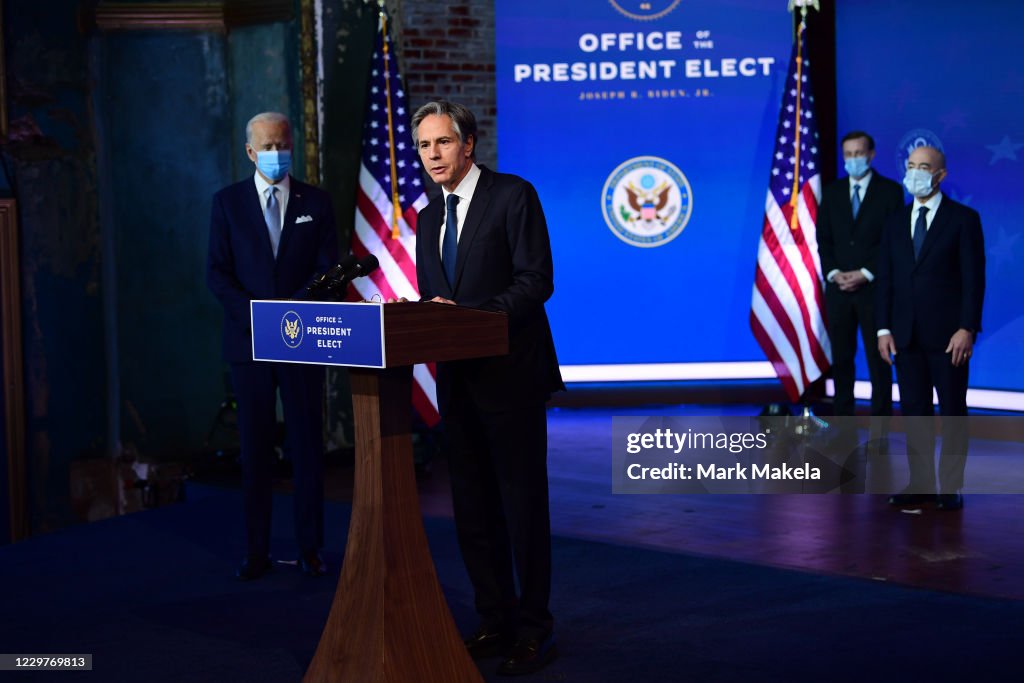 President-Elect Biden Introduces Foreign Policy And National Security Nominees And Appointments