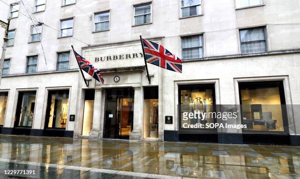 Burberry flagship store in Bond Street.