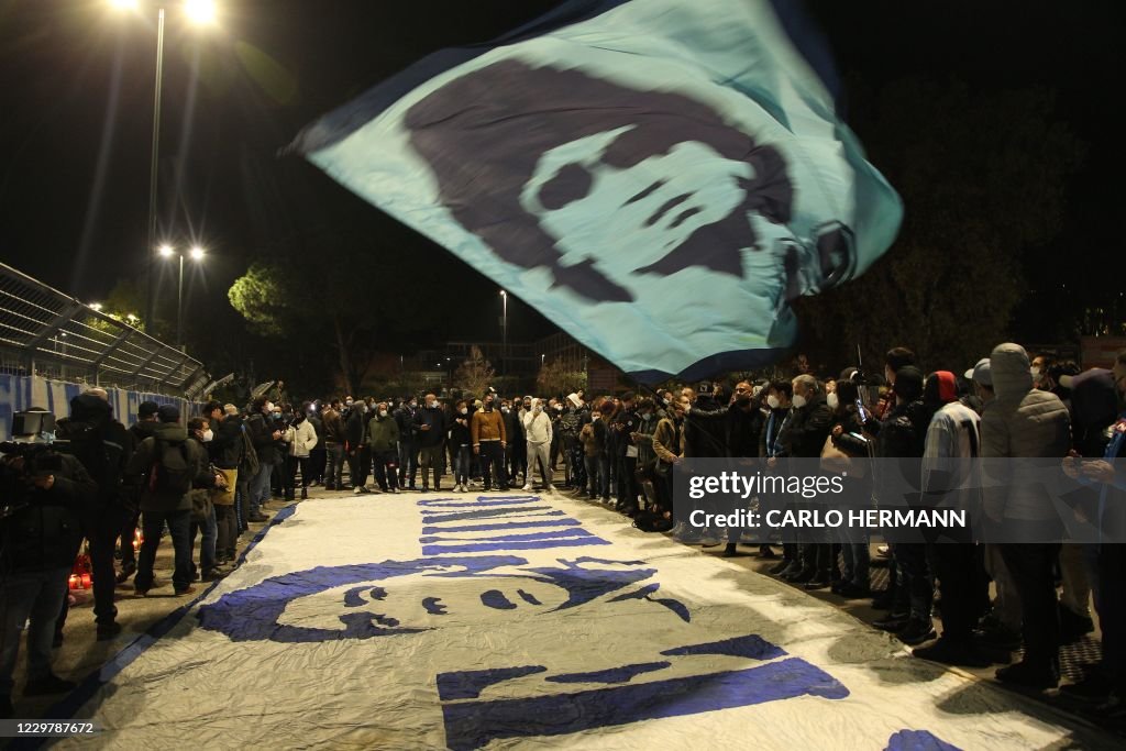 FBL-ITALY-ARGENTINA-MARADONA-DEATH