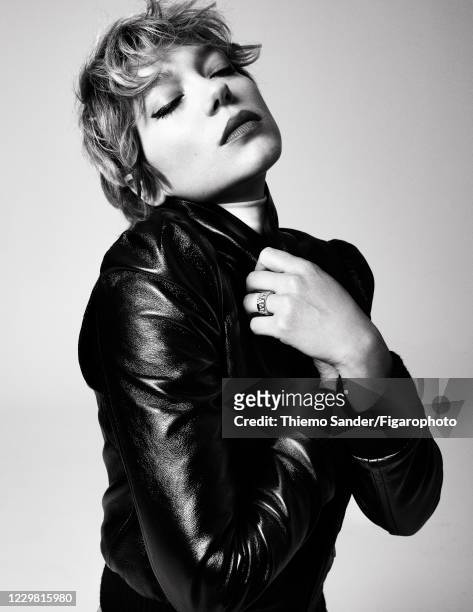 Actress Lea Seydoux poses for a portrait on September 28, 2020 in Paris, France.