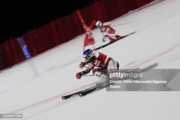 Alexis Pinturault of France in action during the Audi FIS Alpine Ski World Cup Men's Parallel Giant Slalom on November 27, 2020 in Lech Austria.