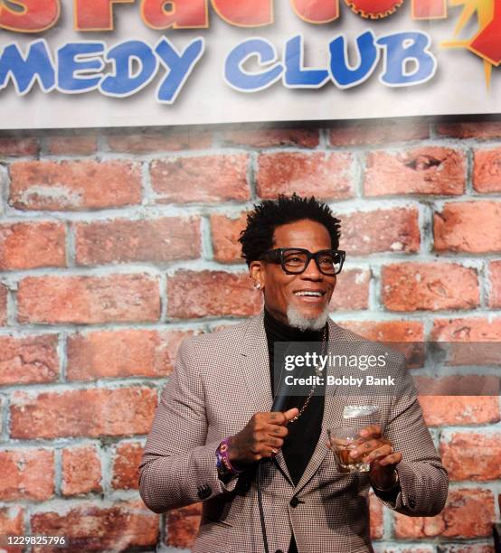 Hughley performs at The Stress Factory Comedy Club on November 27, 2020 in New Brunswick, New Jersey.