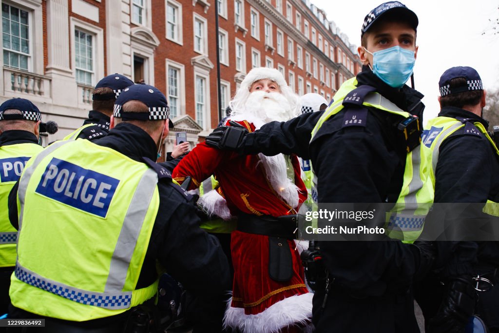 Anti-Lockdown Activists Demonstrate In London