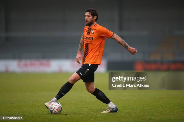 Anthony Wordsworth of Barnet during the Emirates FA Cup Second Round match between Barnet FC and Milton Keynes Dons at The Hive London on November...