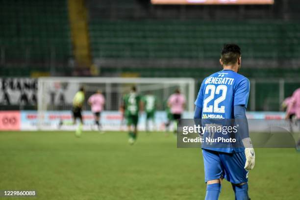 Pietro Menegatti during the Serie C match between Palermo FC and Monopoli, at the stadium Renzo Barbera of Palermo. Italy, Sicily, Palermo, 29...