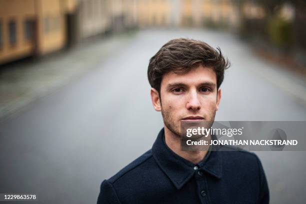 Omar Alshogre, a Syrian refugee who was tortured in Syrian prisons and is now director of Detainee Issues at the Syrian Emergency Task Force, poses...