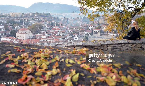 View from Safranbolu district during autumn in Karabuk, Turkey on November 30, 2020. Safranbolu district, has made a name for itself with nature...