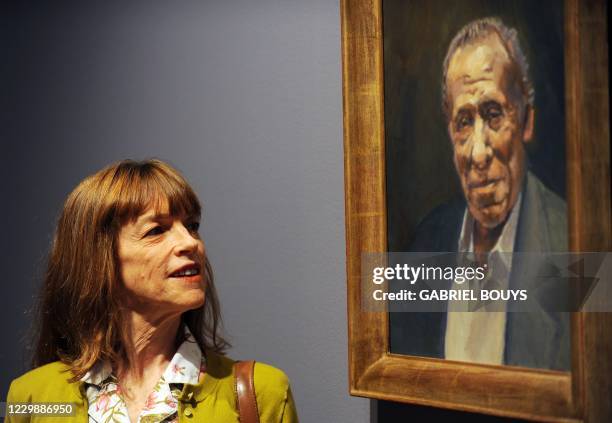 Charles Bukowski's widow, Linda Lee Bukowski attends the media preview of the exhibition "Charles Bukowski, poet on the edge" at the Huntington...