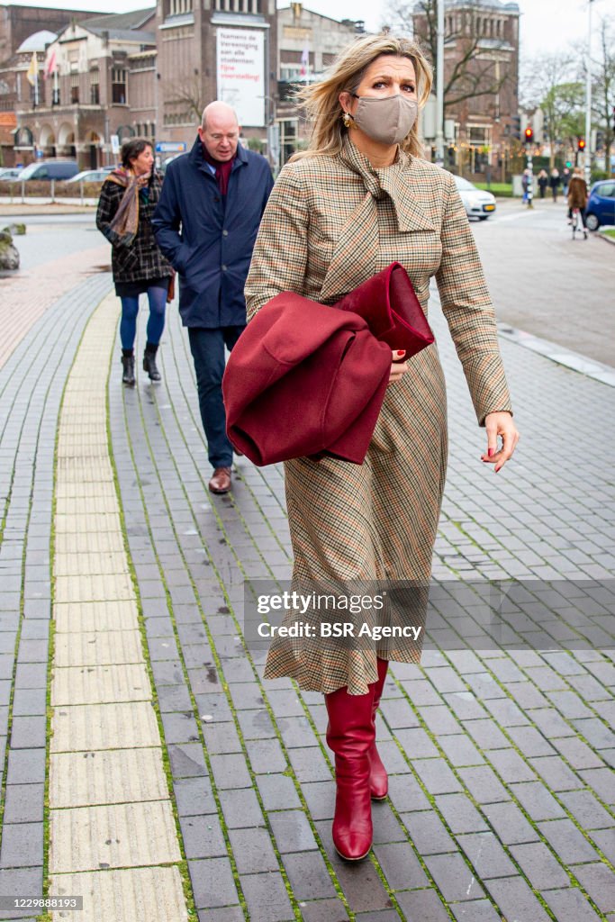 Queen Maxima Of The Netherlands Visits Theaters In Nijmegen