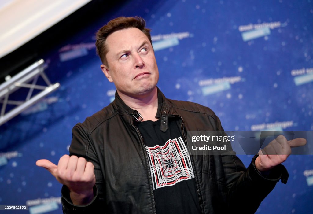 Elon Musk Awarded With Axel Springer Award In Berlin