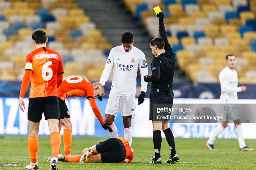 Shakhtar Donetsk v Real Madrid: Group B - UEFA Champions League