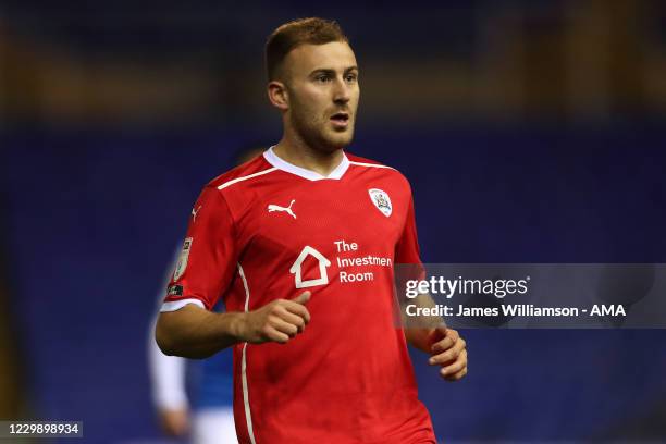 Herbie Kane of Barnsley during the Sky Bet Championship match between Birmingham City and Barnsley at St Andrew's Trillion Trophy Stadium on December...