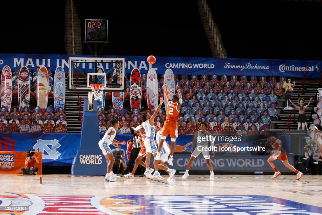 COLLEGE BASKETBALL: DEC 02 Maui Invitational - Texas v North Carolina