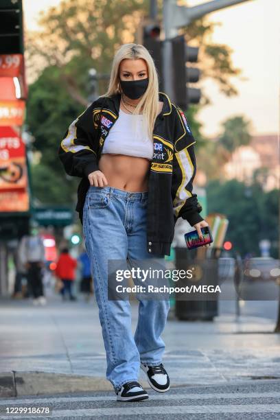 Tana Mongeau is seen on December 2, 2020 in Los Angeles, California.
