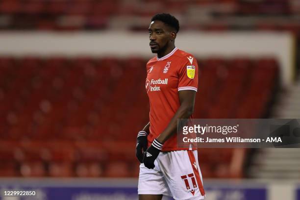 Sammy Ameobi of Nottingham Forest during the Sky Bet Championship match between Nottingham Forest and Watford at City Ground on December 2, 2020 in...