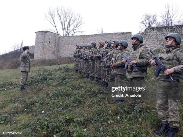 Commemoration ceremony held for soldiers who lost their lives in operations to save their land from occupation, in Shusha, Azerbaijan on December 4,...