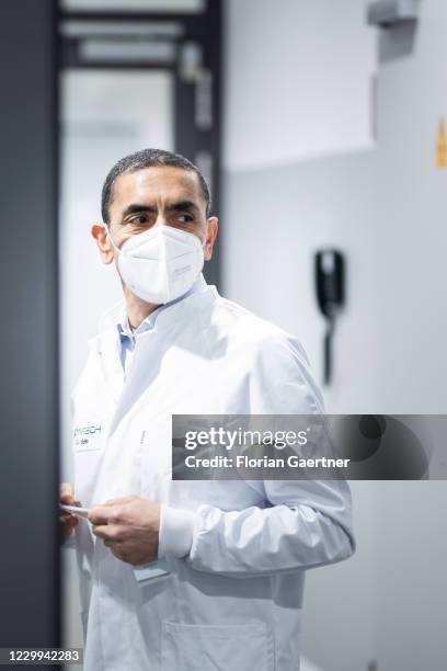 Ugur Sahin, Chairman of Biontech, is pictured on December 04, 2020 in Mainz, Germany.