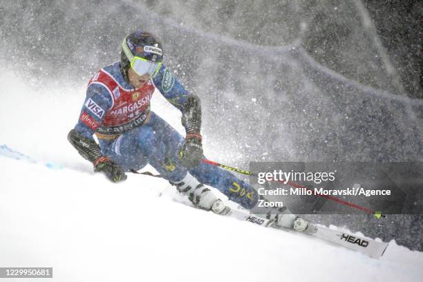 Ted Ligety of USA in action during the Audi FIS Alpine Ski World Cup Men's Giant Slalom on December 5, 2020 in Santa Caterina Italy.