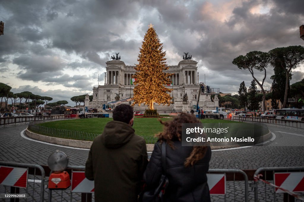 Christmas Atmosphere In Italy