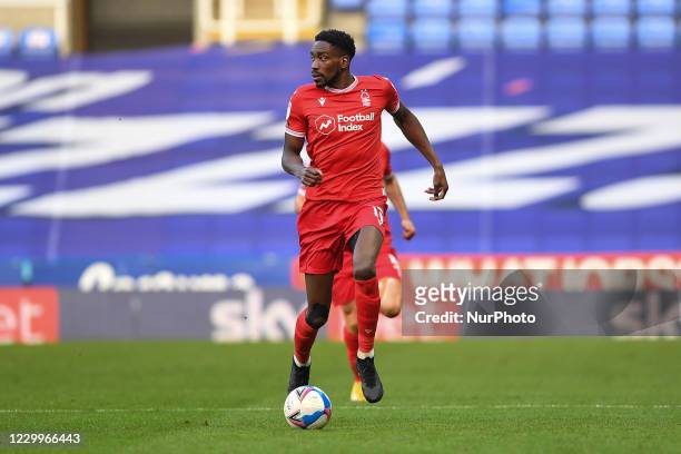 Sammy Ameobi of Nottingham Forest in action during the Sky Bet Championship match between Reading and Nottingham Forest at the Madejski Stadium,...