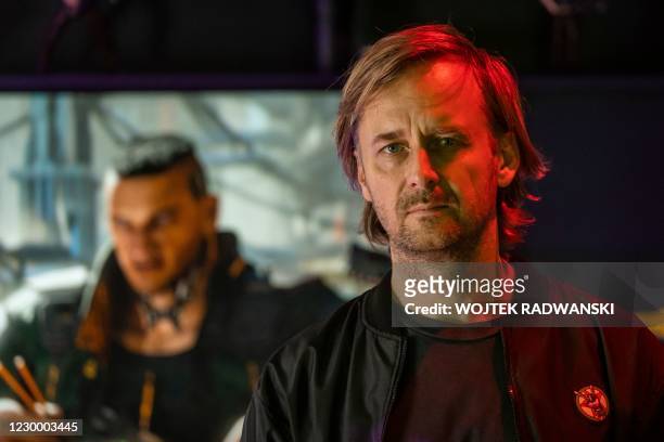 Marcin Iwinski - co-founder of CD PROJECT - the most important polish game developer company, poses for a photo on December 4, 20202 before the...