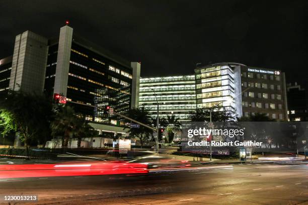 Los Angeles, CA, Monday, December 7, 2020 - Cedars-Sinai Hospital.