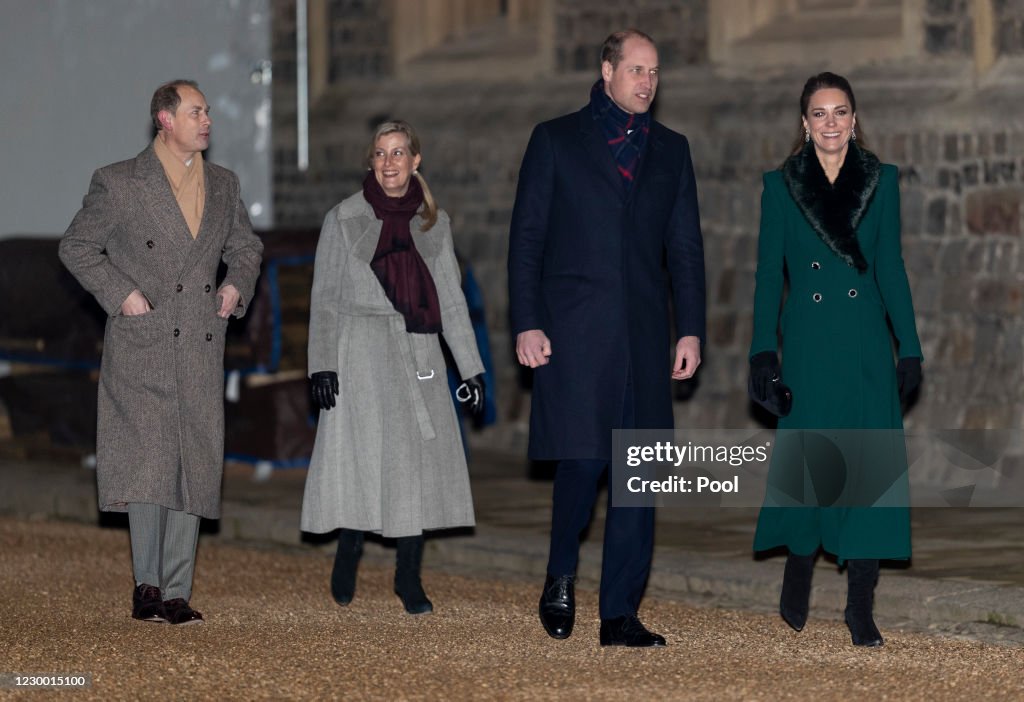 Members Of The Royal Family Thank Volunteers And Key Workers At Windsor Castle