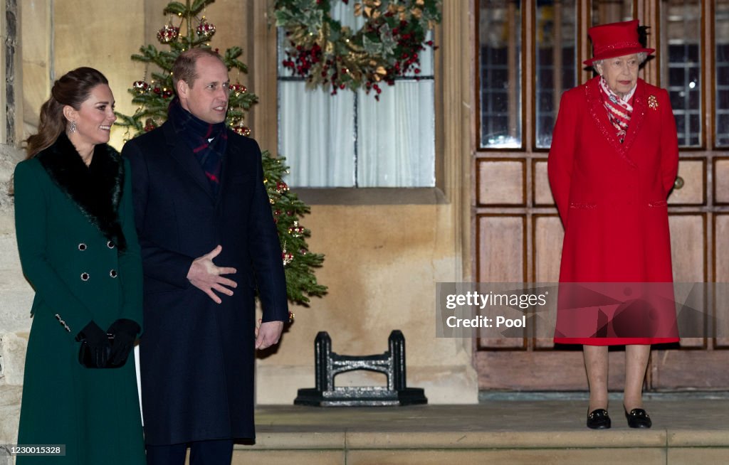 Members Of The Royal Family Thank Volunteers And Key Workers At Windsor Castle