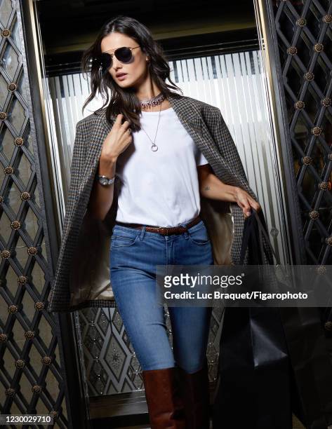 Model Blanca Padilla poses for a portrait on June 17, 2020 in Paris, France.