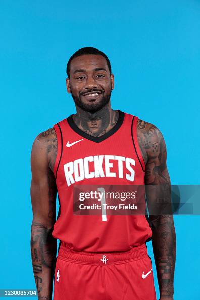 Johnny Rockets Wall John Wall of the Houston Rockets poses for a head shot during Content ...