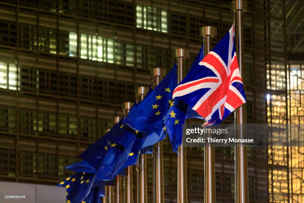 British PM Visits Brussels Ahead Of Brexit Deal Deadline