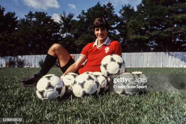 Paolo ROSSI of A.C. Perugia during the photo session in Perugia, Italy on 2nd August 1979