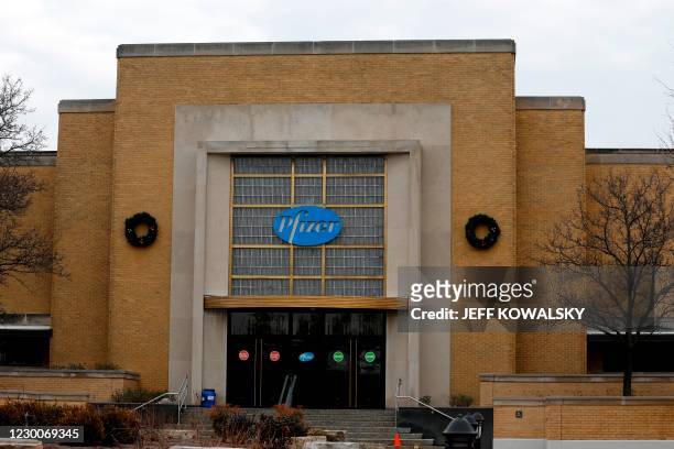 Pfizer's Global Supply facility in Kalamazoo, Michigan, on December 11, 2020. - The facility is producing Pfizer's Covid-19 vaccine. The US could...
