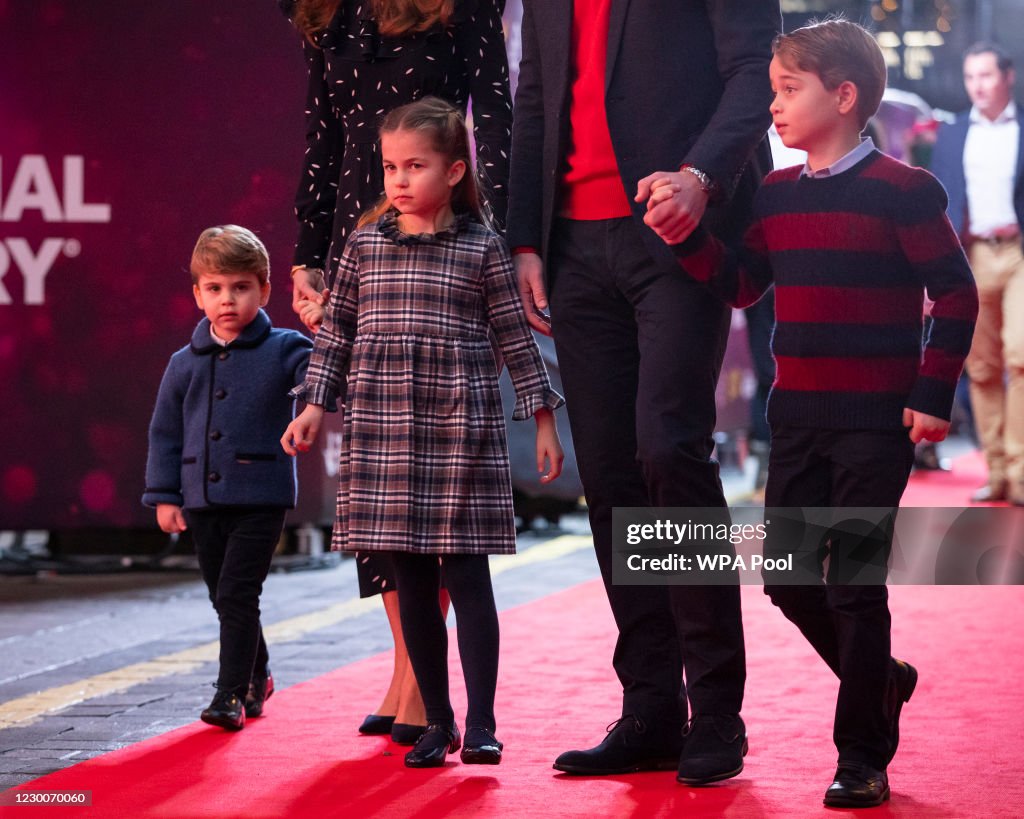 The Duke and Duchess Of Cambridge And Their Family Attend Special Pantomime Performance To Thank Key Workers